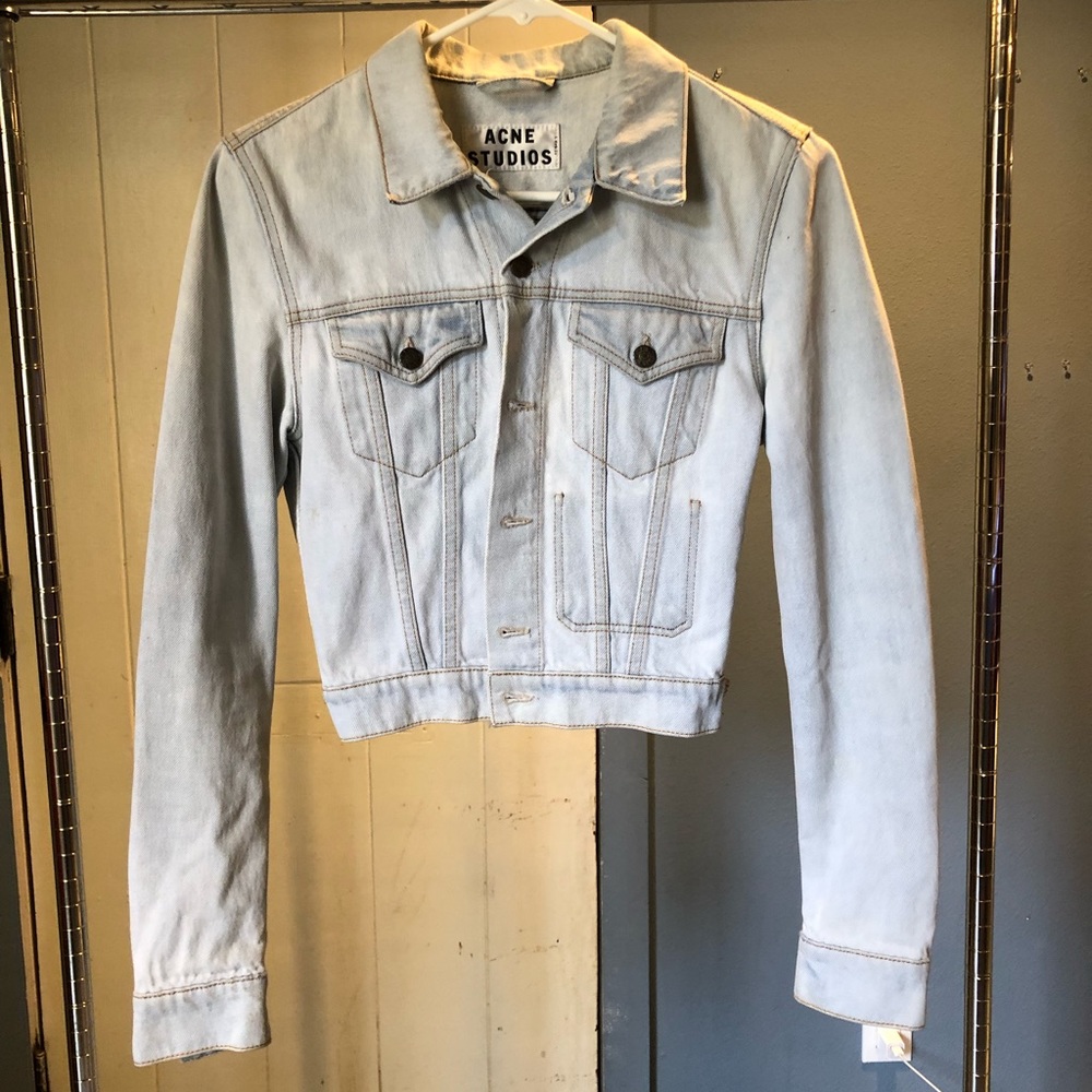 Acne Studios cropped denim jacket